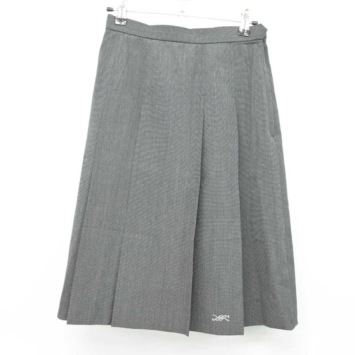 【中古】広島県 舟入高等学校 女子制服 2点 (ニット・スカート) sf073965