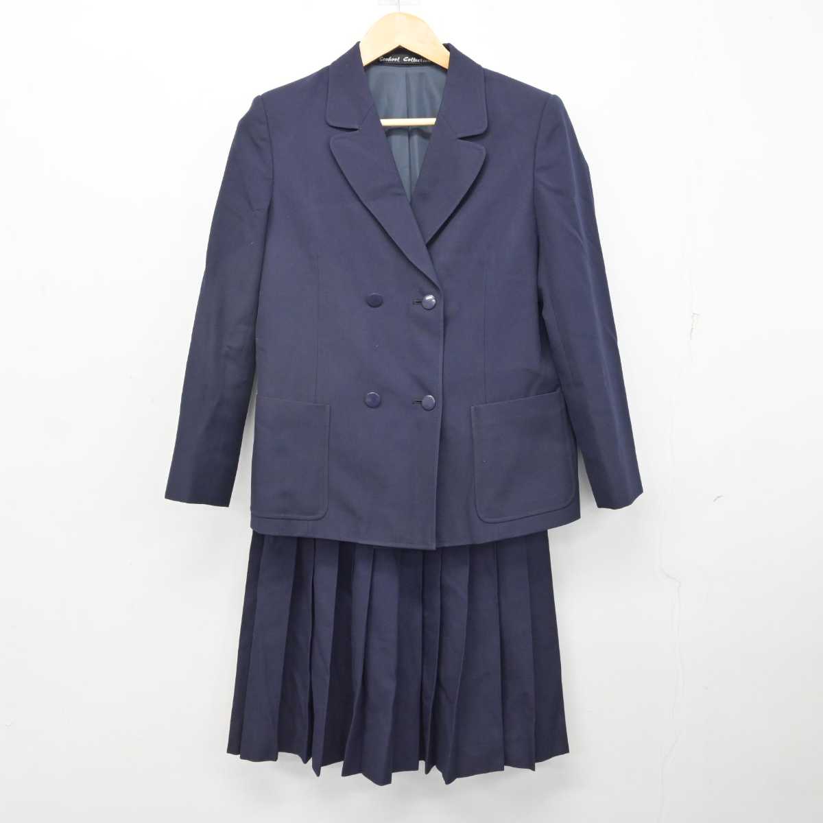 【中古】東京都 砧中学校 女子制服 3点 (ブレザー・ベスト・スカート) sf073984