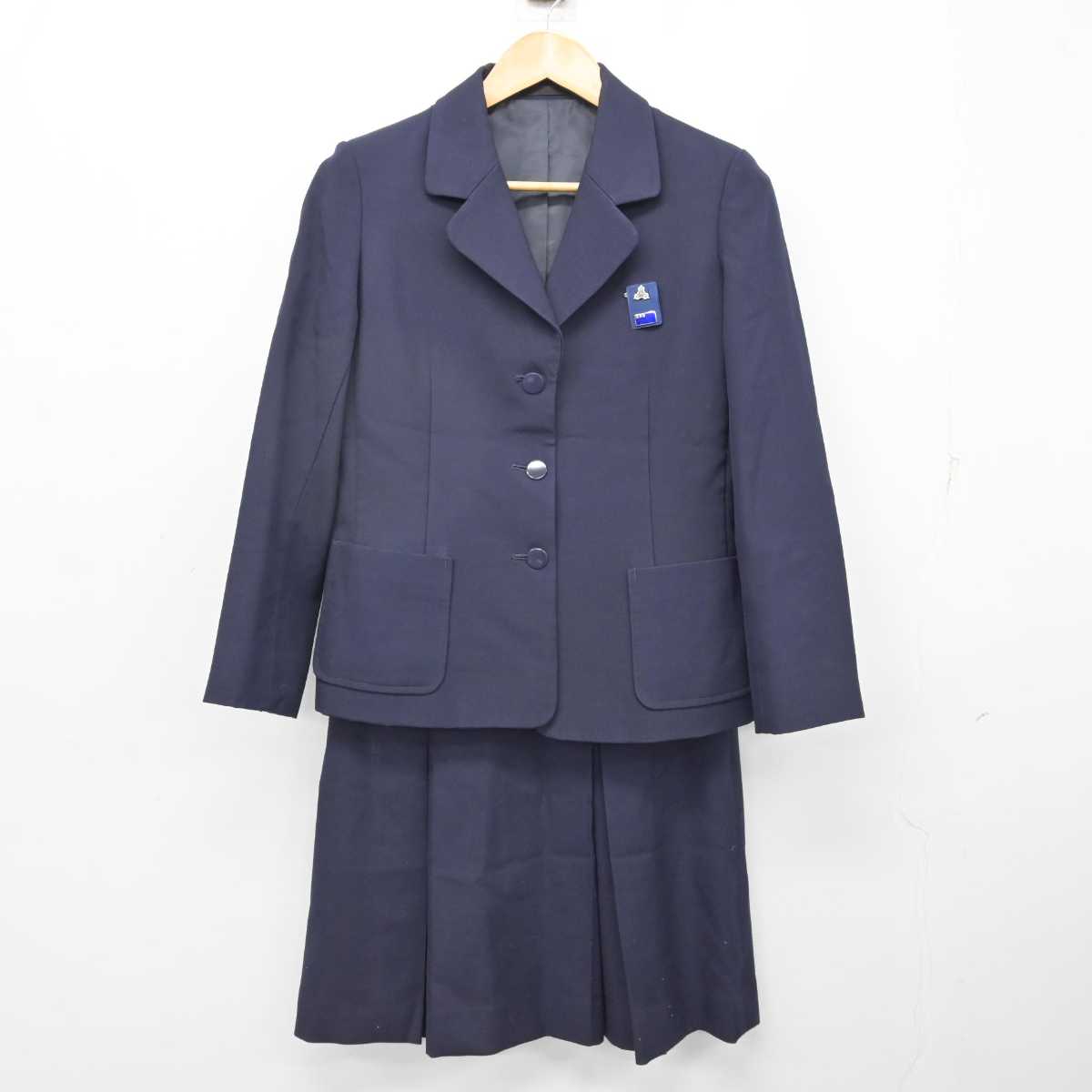 【中古】神奈川県 相模原高等学校 女子制服 3点 (ブレザー・スカート) sf073986