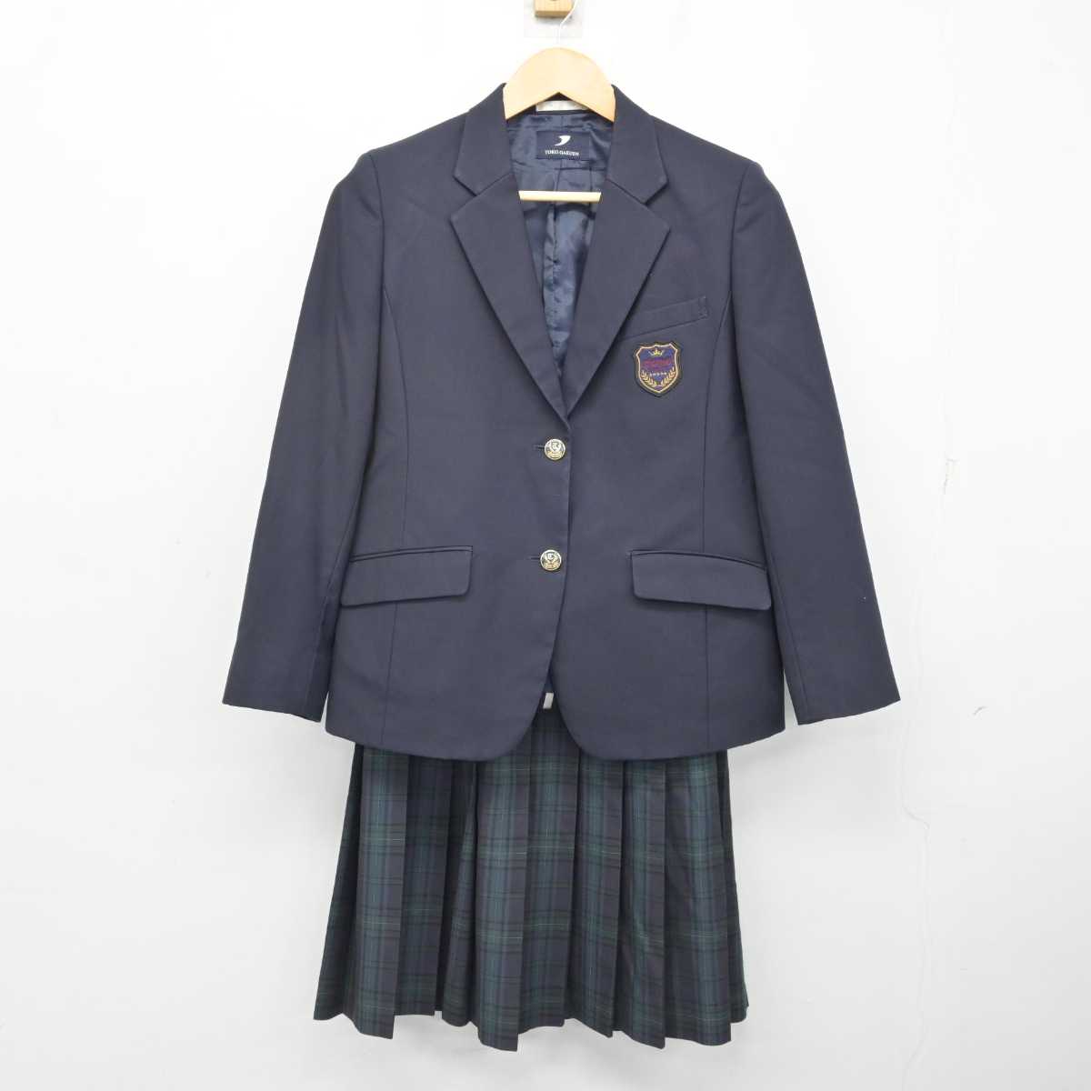 【中古】神奈川県 桐光学園高等学校 女子制服 4点 (ブレザー・ベスト・スカート) sf073992