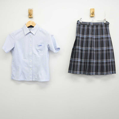 【中古】宮崎県 都城工業高等専門学校 女子制服 3点 (シャツ・スカート) sf073999