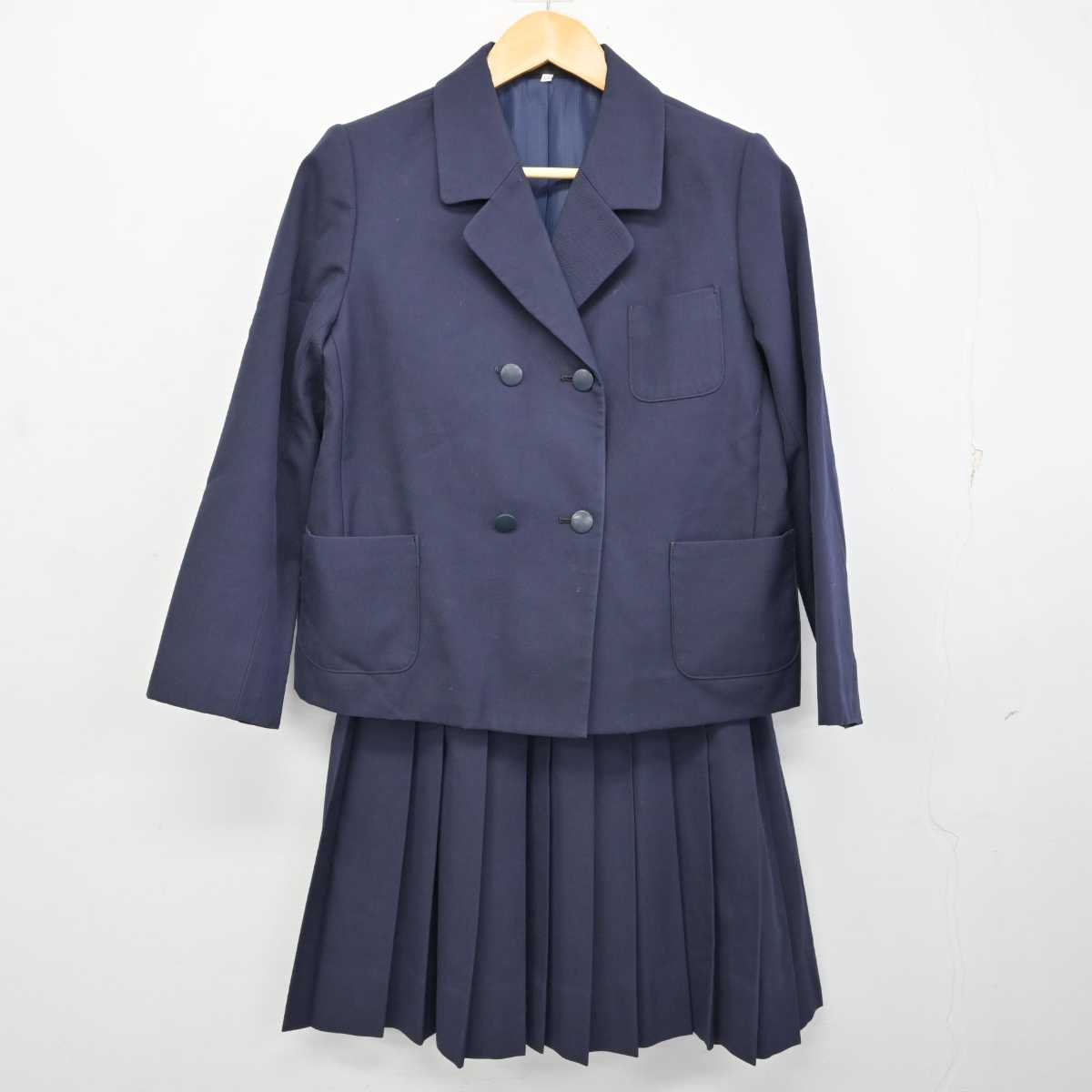 【中古】宮崎県 赤江中学校 女子制服 2点 (ブレザー・スカート) sf074000