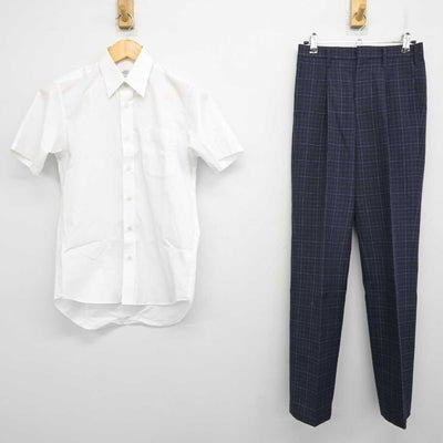 【中古】秋田県 美郷中学校 男子制服 2点 (シャツ・ズボン) sf074011