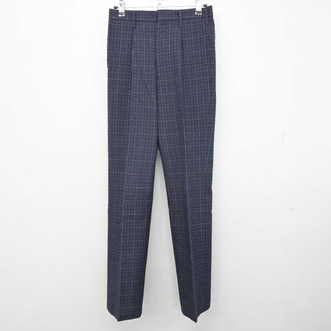 中古】秋田県 美郷中学校 男子制服 2点 (シャツ・ズボン) sf074011