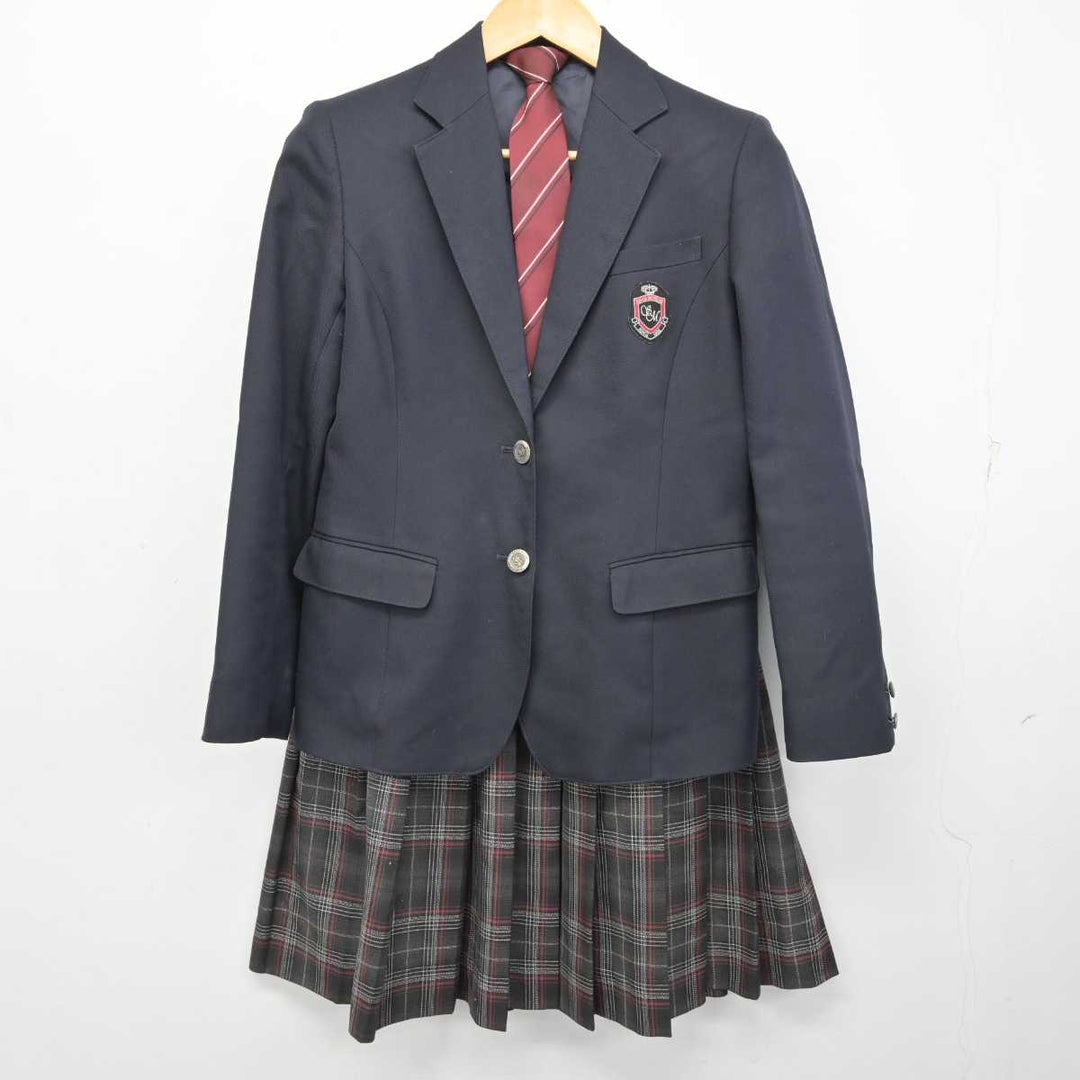 【中古】岡山県 総社南高等学校 女子制服 4点 (ブレザー・スカート) sf074019 | 中古制服通販パレイド