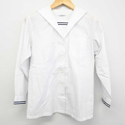 【中古】岡山県 就実高等学校 女子制服 2点 (ニット・ブラウス) sf074025