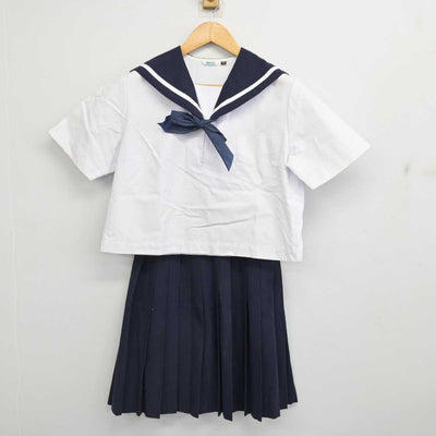【中古】香川県 飯山中学校 女子制服 5点 (セーラー服・セーラー服・スカート) sf074049