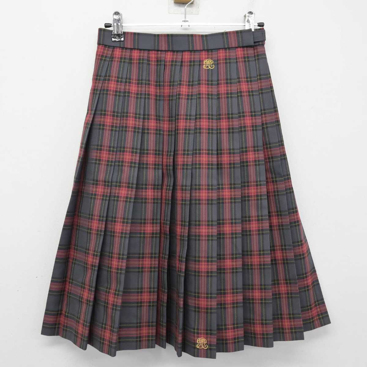 【中古】京都府 峰山高等学校 女子制服 3点 (ブレザー・スカート) sf074070