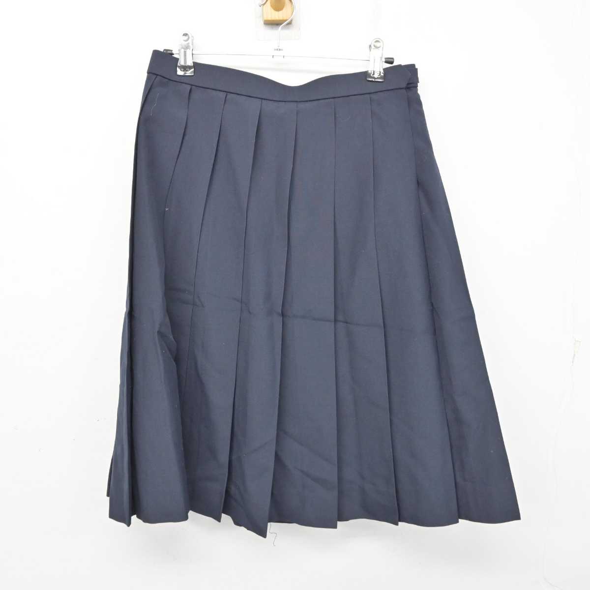 【中古】埼玉県 芸術総合高等学校 女子制服 3点 (ニットベスト・シャツ・スカート) sf074082