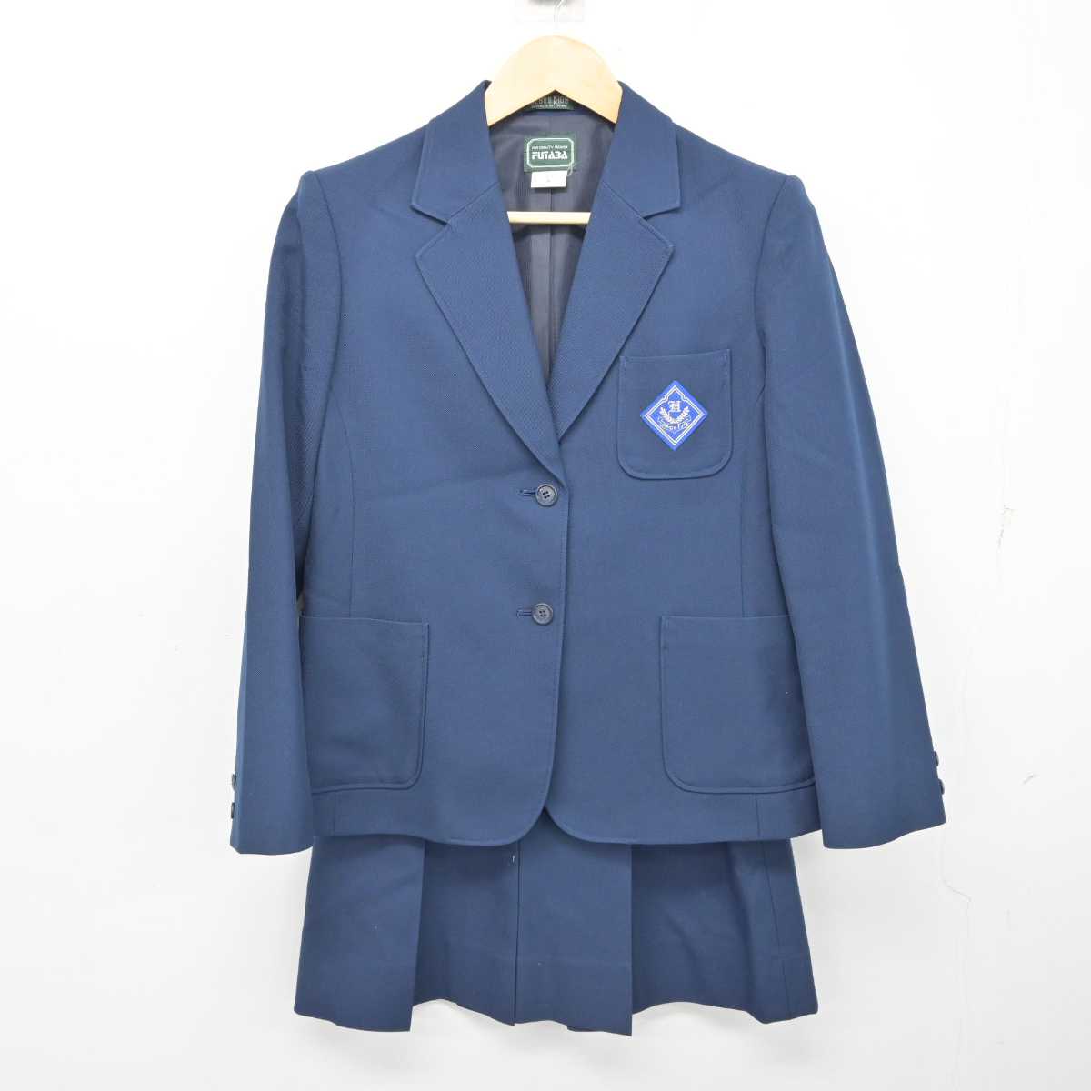 【中古】京都府 八条中学校 女子制服 2点 (ブレザー・スカート) sf074085