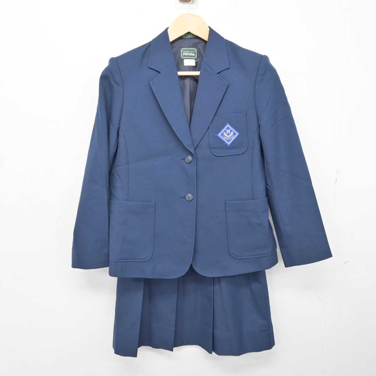 【中古】京都府 八条中学校 女子制服 2点 (ブレザー・スカート) sf074086