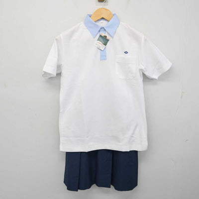 【中古】京都府 八条中学校 女子制服 2点 (シャツ・スカート) sf074088