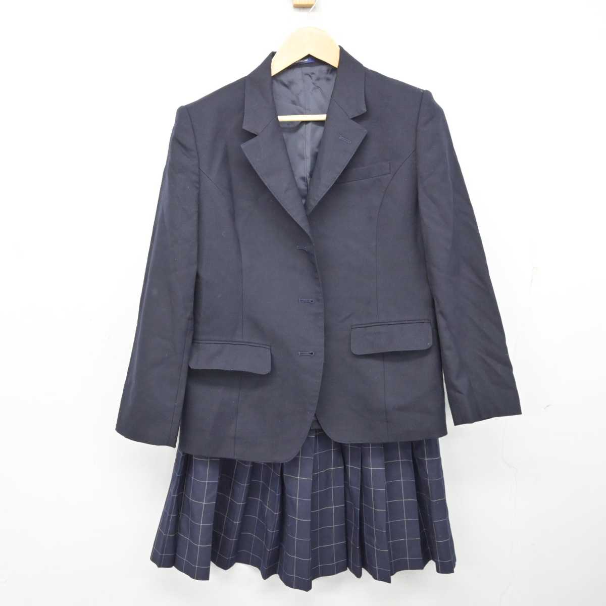 【中古】広島県 西条農業高等学校 女子制服 2点 (ブレザー・スカート) sf074099