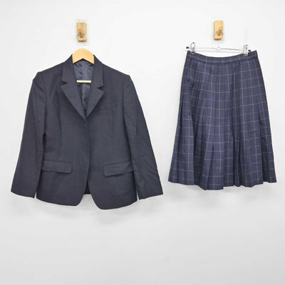 【中古】広島県 西条農業高等学校 女子制服 2点 (ブレザー・スカート) sf074099