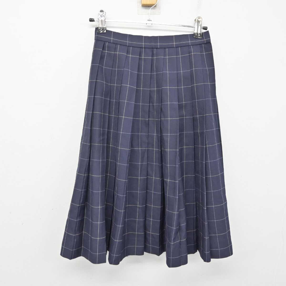 【中古】広島県 西条農業高等学校 女子制服 2点 (シャツ・スカート) sf074100