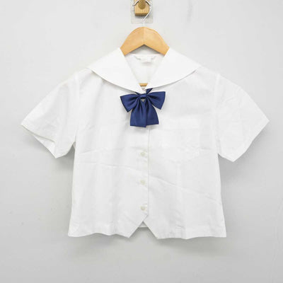 【中古】兵庫県 網干中学校 女子制服 3点 (シャツ・スカート) sf074112