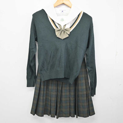 【中古】岐阜県 大垣桜高等学校 女子制服 6点 (ブレザー・ニット・セーラー服・スカート) sf074157