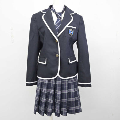 【中古】 N高等学校 女子制服 4点 (ブレザー・スカート) sf074158