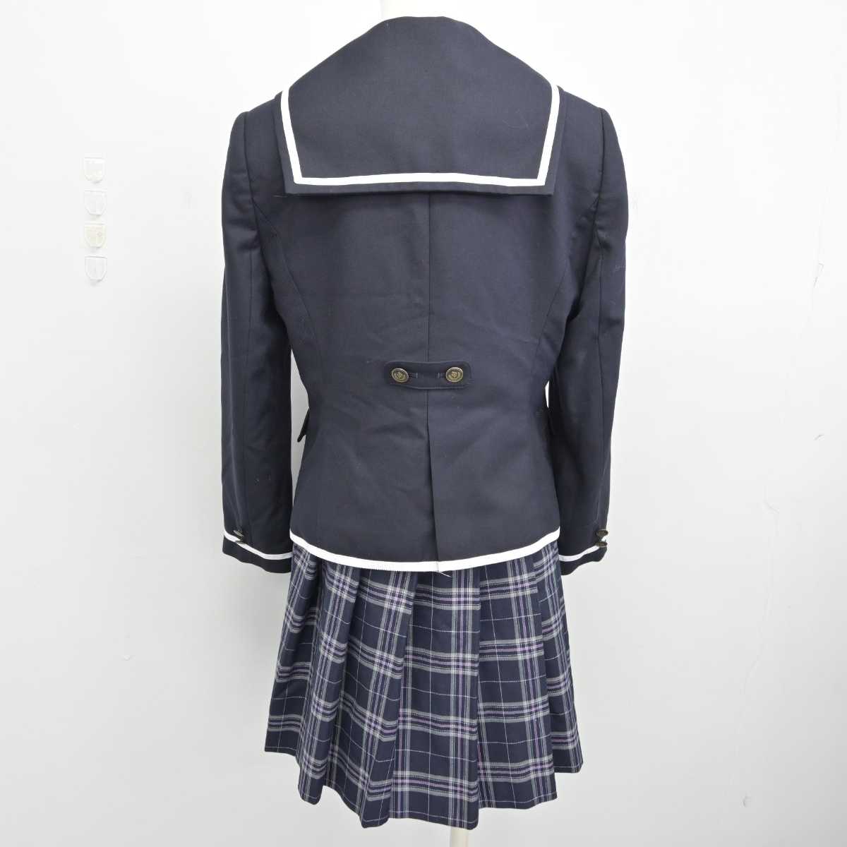 【中古】 N高等学校 女子制服 4点 (ブレザー・スカート) sf074158