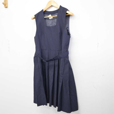 【中古】神奈川県 川崎市立中野島中学校 女子制服 1点 (ジャンパースカート) sf074159