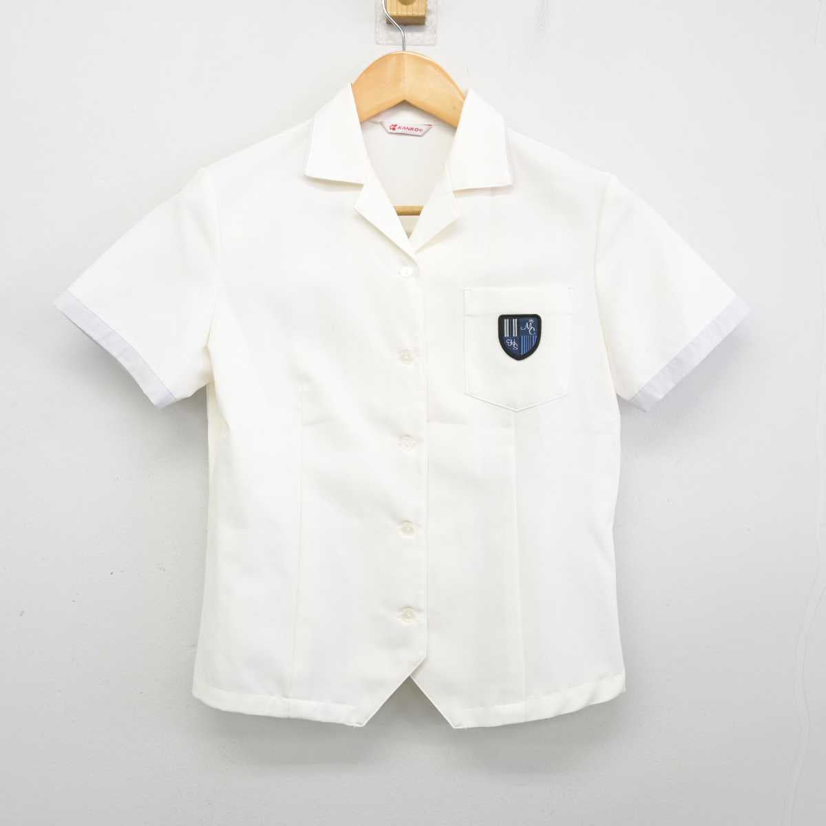 【中古】三重県 松阪商業高等学校 女子制服 2点 (シャツ・スカート) sf074166