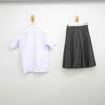 【中古】三重県 鬼山市立中部中学校 女子制服 2点 (シャツ・スカート) sf074170