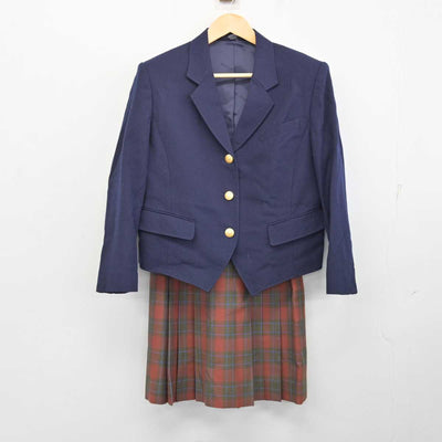 【中古】千葉県 行徳高等学校 女子制服 2点 (ブレザー・スカート) sf074171