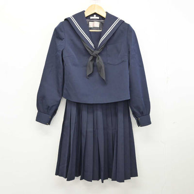 【中古】愛知県 猿投台中学校 女子制服 3点 (セーラー服・スカート) sf074176