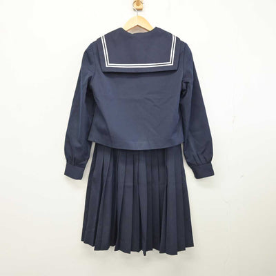 【中古】愛知県 猿投台中学校 女子制服 3点 (セーラー服・スカート) sf074176