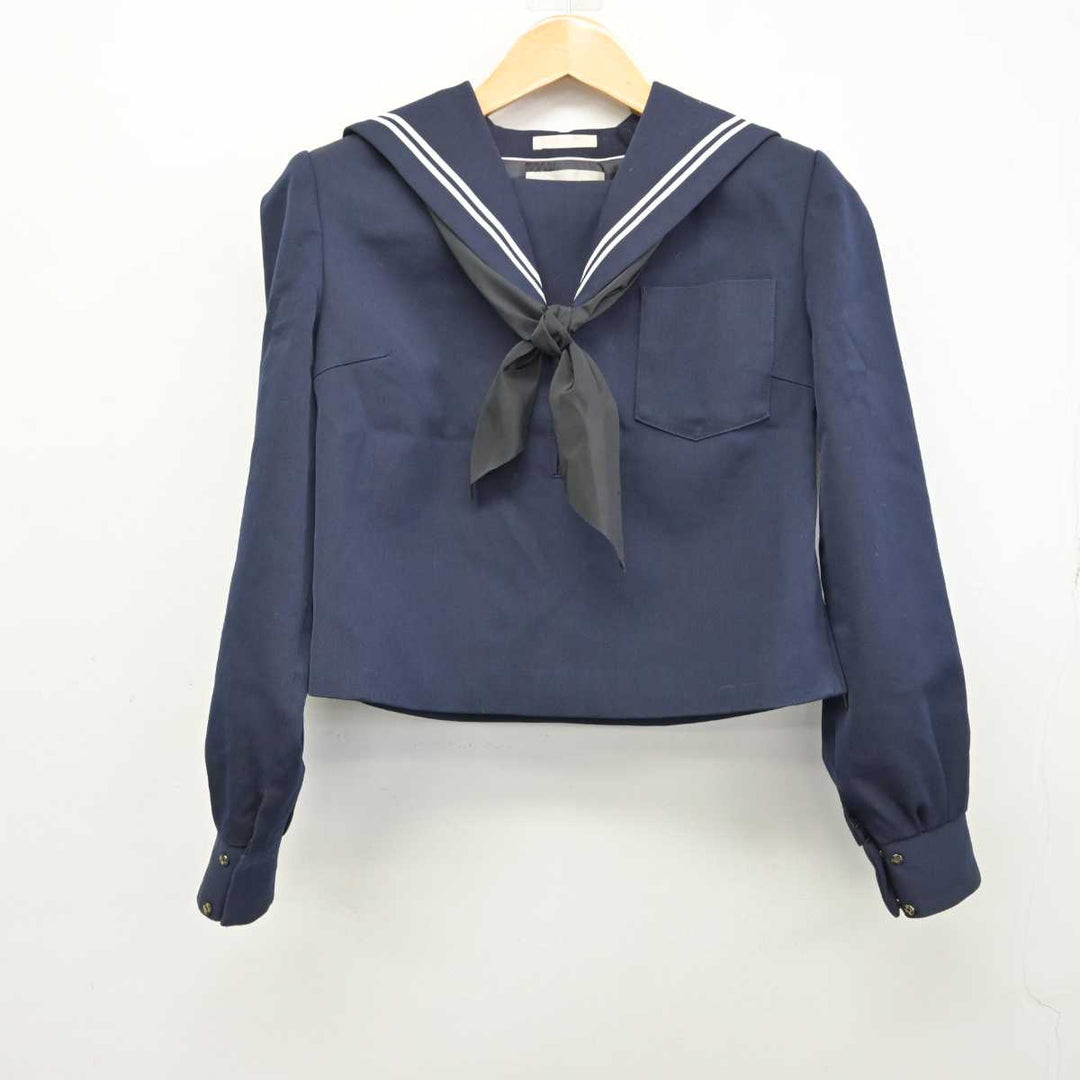 【中古】愛知県 猿投台中学校 女子制服 3点 (セーラー服・スカート) sf074176