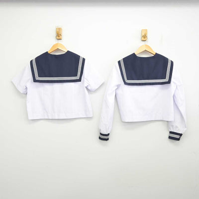 【中古】静岡県 浜松市立細江中学校 女子制服 3点 (セーラー服・スカート) sf074180