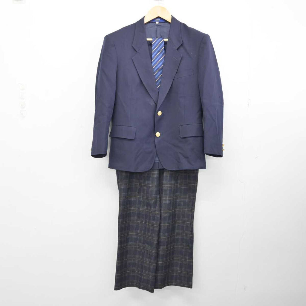 【中古】宮城県 利府西中学校 男子制服 3点 (ブレザー・ズボン) sf074185 | 中古制服通販パレイド