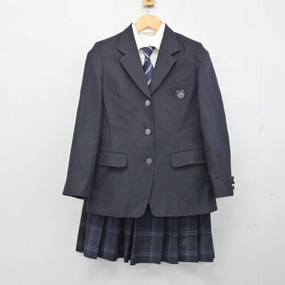 【中古】石川県 宝達高等学校 女子制服 4点 (ブレザー・シャツ・スカート) sf074187