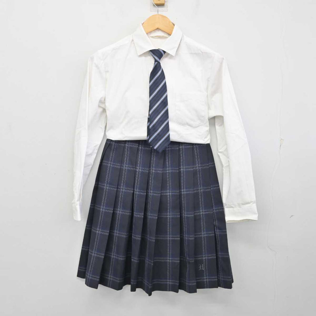 【中古】石川県 宝達高等学校 女子制服 4点 (ブレザー・シャツ・スカート) sf074187 | 中古制服通販パレイド