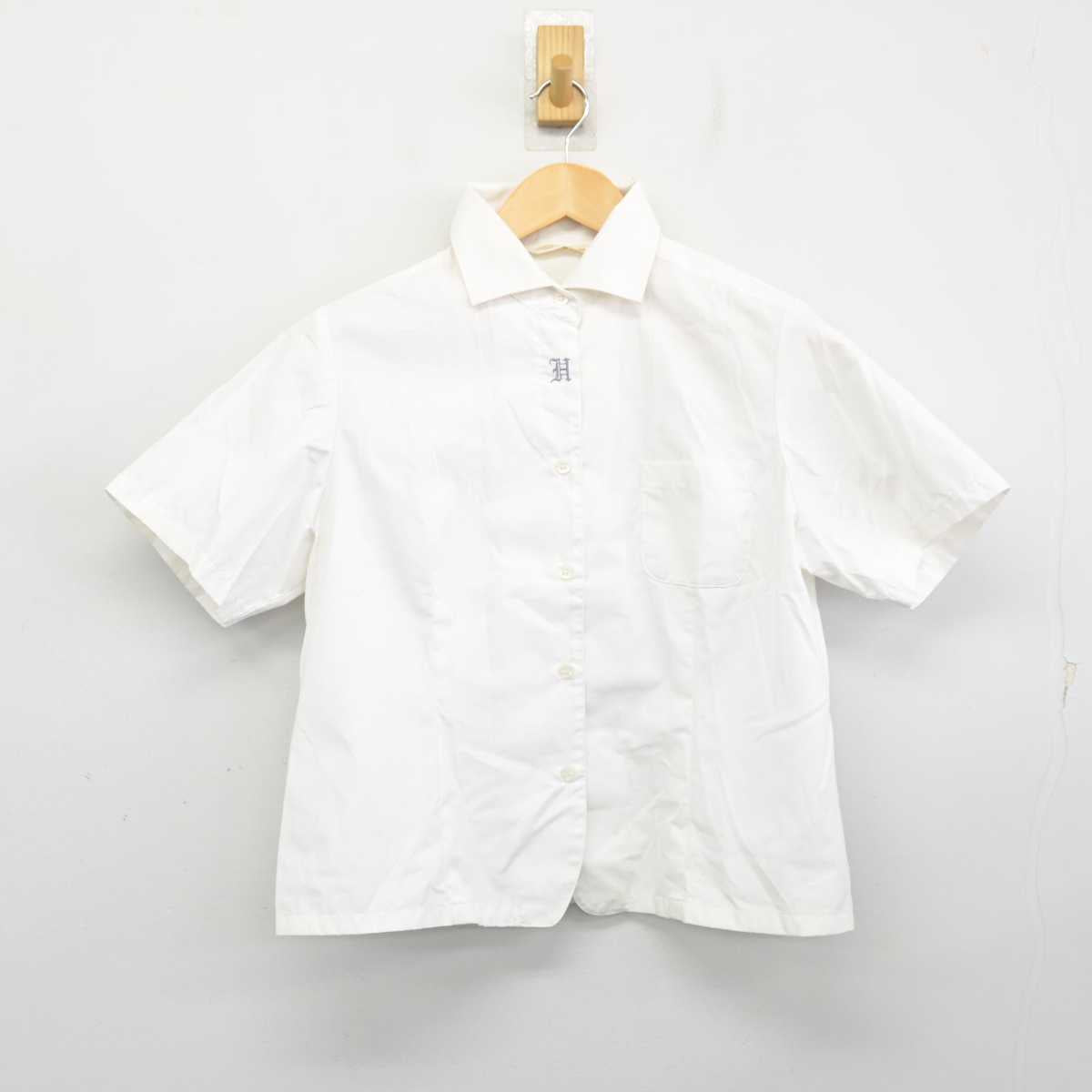 【中古】石川県 宝達高等学校 女子制服 2点 (シャツ・スカート) sf074188