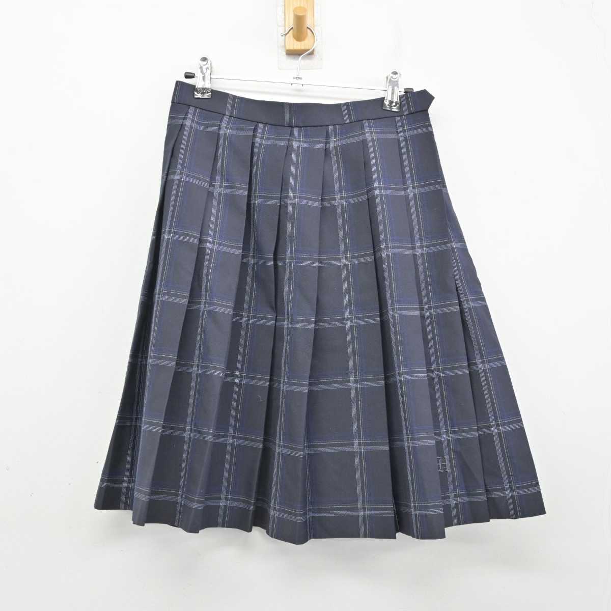 【中古】石川県 宝達高等学校 女子制服 2点 (シャツ・スカート) sf074188