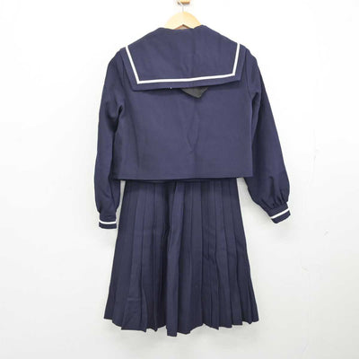 【中古】愛知県 金城学院中学校・高等学校 女子制服 4点 (セーラー服・スカート) sf074192