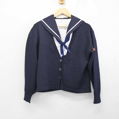 【中古】愛知県 金城学院高等学校 女子制服 4点 (ニット・セーラー服) sf074193