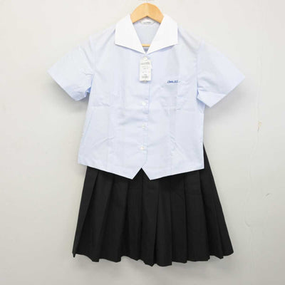 【中古】広島県 大竹高等学校 女子制服 2点 (シャツ・スカート) sf074200