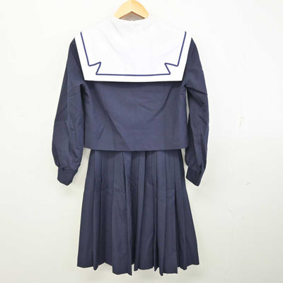 【中古】愛知県 名古屋市立若葉中学校 女子制服 3点 (セーラー服・スカート) sf074210