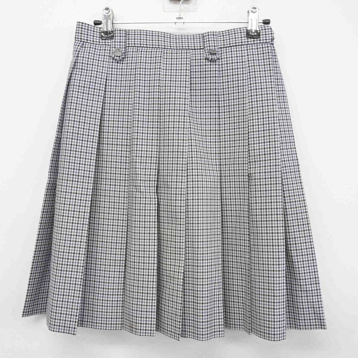 【中古】静岡県 桐陽高等学校 女子制服 5点 (ブレザー・ベスト・シャツ・スカート) sf074215