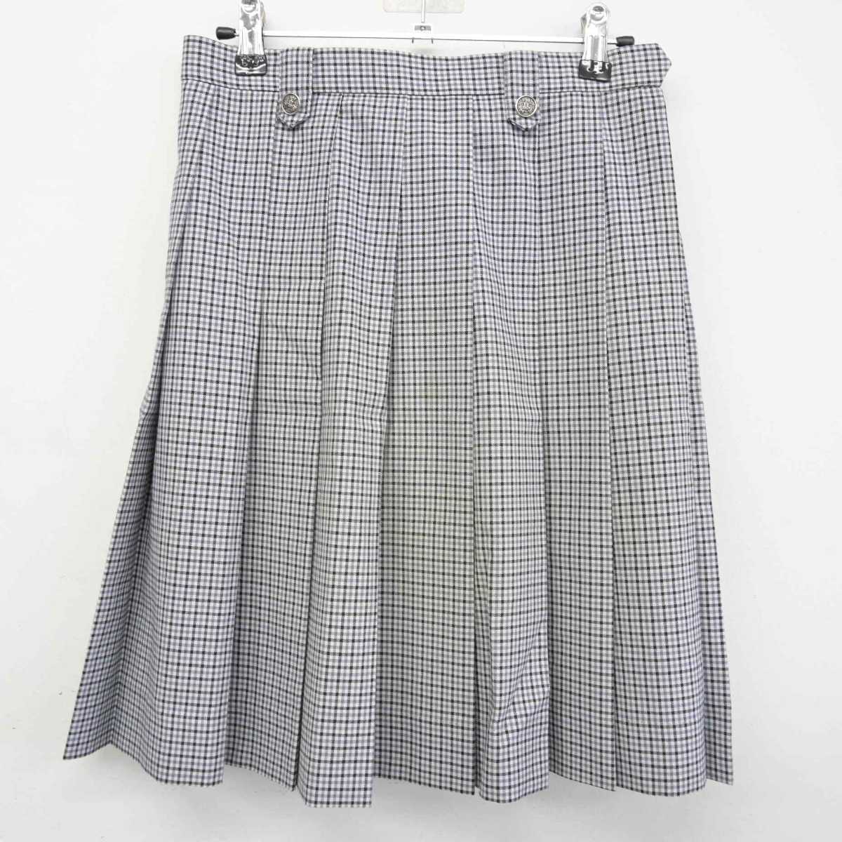 【中古】静岡県 桐陽高等学校 女子制服 2点 (シャツ・スカート) sf074216