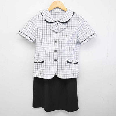 【中古】 事務服 女子制服 3点 (ブラウス・スカート) sf074218