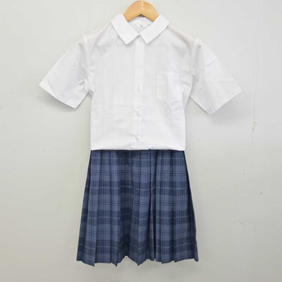 【中古】埼玉県 大井中学校 女子制服 3点 (ベスト・シャツ・スカート) sf074219