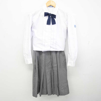 【中古】大阪府 四天王寺中学校・高等学校 女子制服 4点 (ブレザー・シャツ・スカート) sf074227