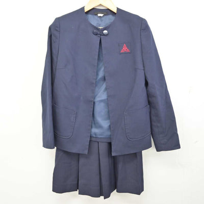 【中古】神奈川県 横浜市立南が丘中学校 女子制服 2点 (ブレザー・スカート) sf074231