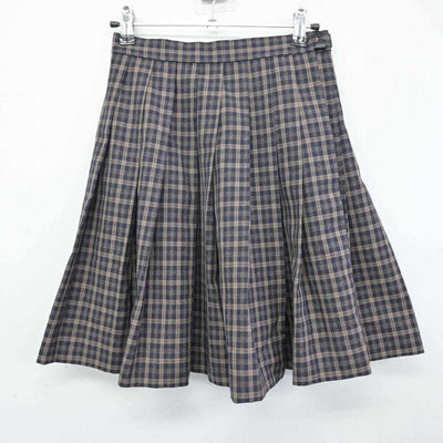 【中古】大阪府 生野高等学校 女子制服 6点 (ブレザー・ニットベスト・シャツ・スカート) sf074232