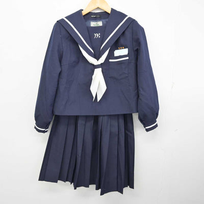 【中古】宮崎県 生目中学校 女子制服 3点 (セーラー服・スカート) sf074234