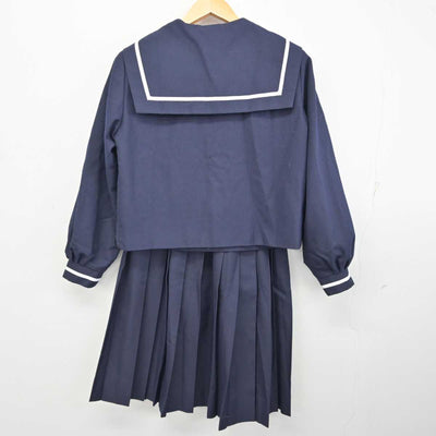 【中古】宮崎県 生目中学校 女子制服 3点 (セーラー服・スカート) sf074234