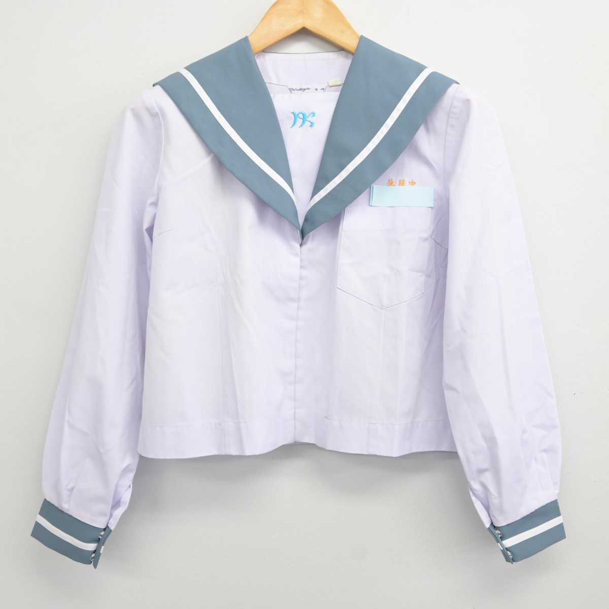 【中古】宮崎県 生目中学校 女子制服 2点 (セーラー服・セーラー服) sf074236